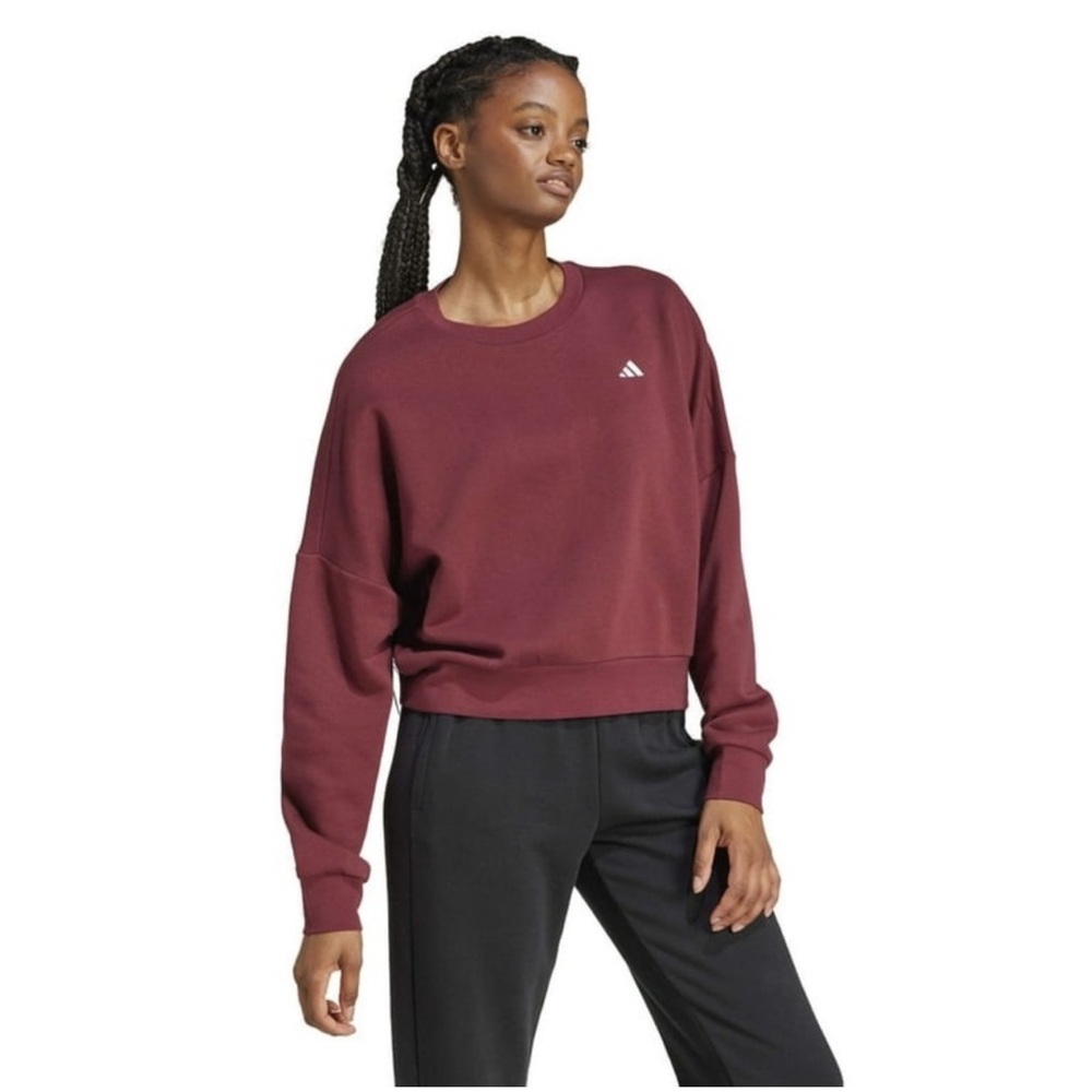 ADIDAS Loose Fit Cropped Sweatshirt